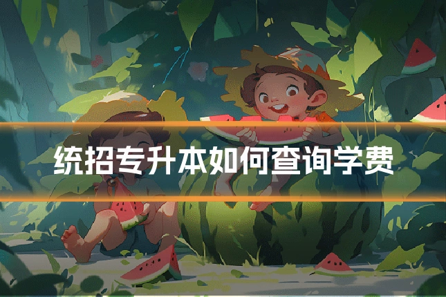 统招专升本如何查询学费