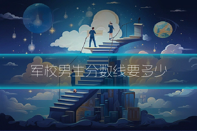 军校男生分数线要多少