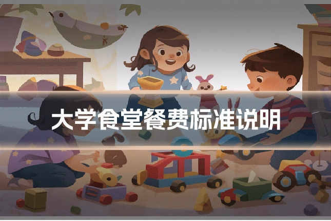 大学食堂餐费标准说明