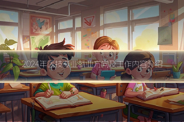 2024年医技专业就业方向及工作内容介绍