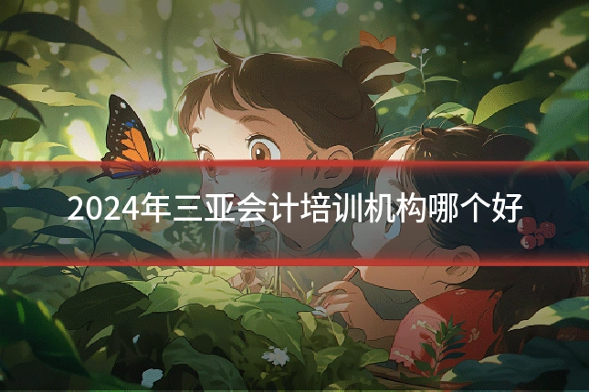 2024年三亚会计培训机构哪个好