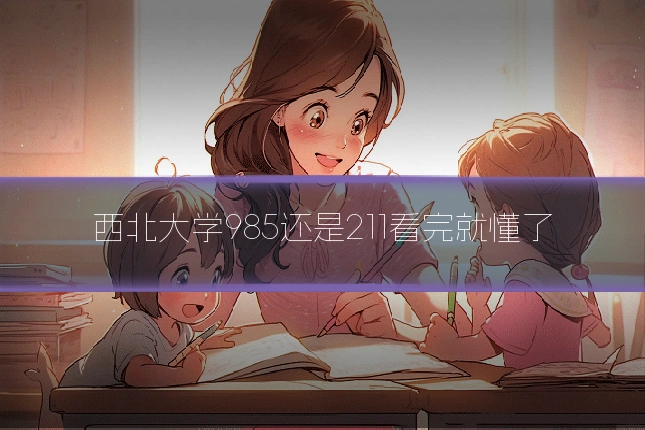 西北大学985还是211看完就懂了