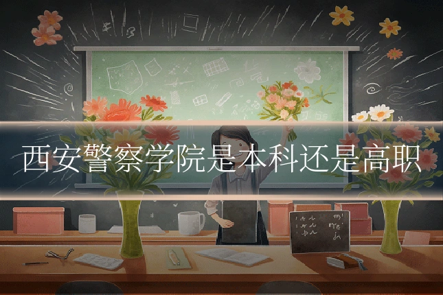 西安警察学院是本科还是高职