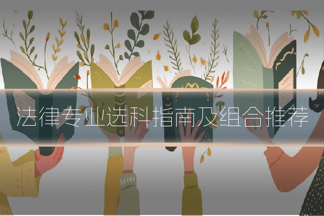 法律专业选科指南及组合推荐