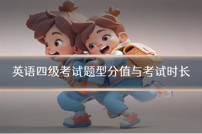 英语四级考试题型分值与考试时长