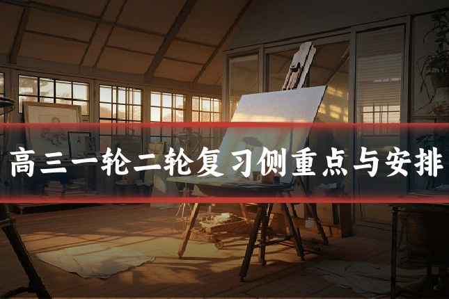 高三一轮二轮复习侧重点与安排