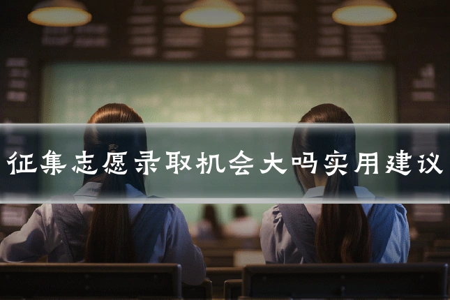 征集志愿录取机会大吗实用建议