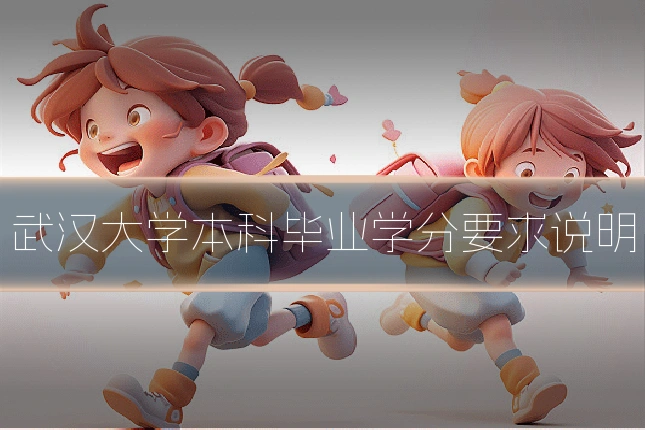 武汉大学本科毕业学分要求说明