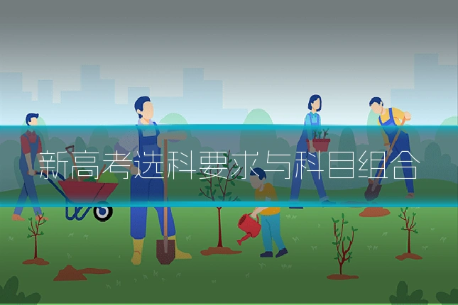 新高考选科要求与科目组合