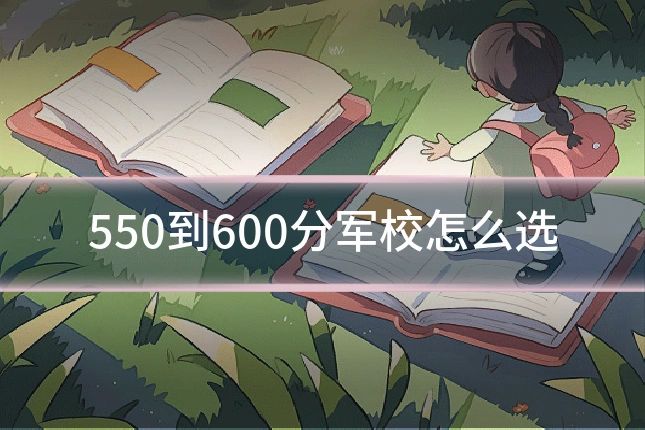 550到600分军校怎么选