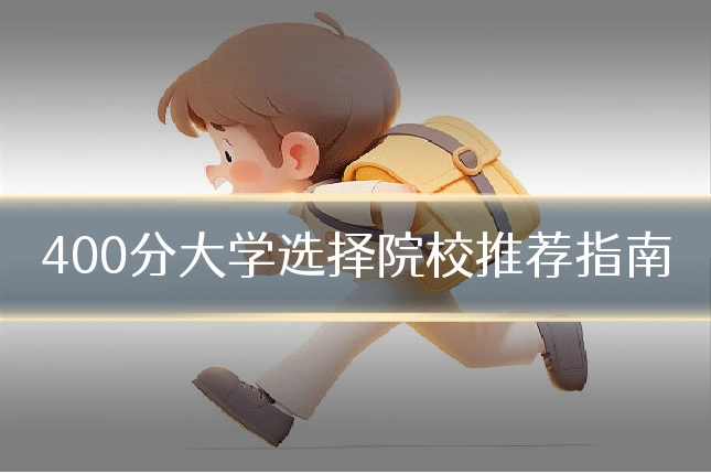 400分大学选择院校推荐指南