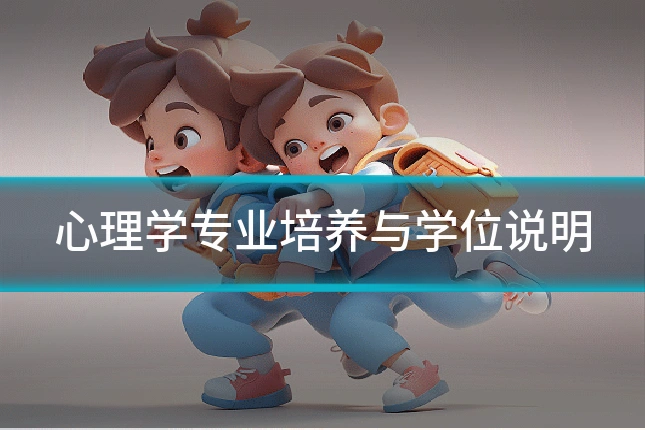 心理学专业培养与学位说明
