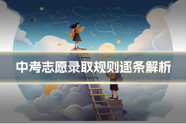 中考志愿录取规则逐条解析