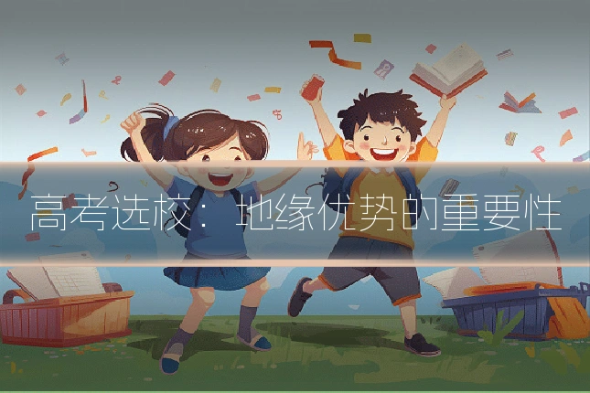 高考选校:地缘优势的重要性
