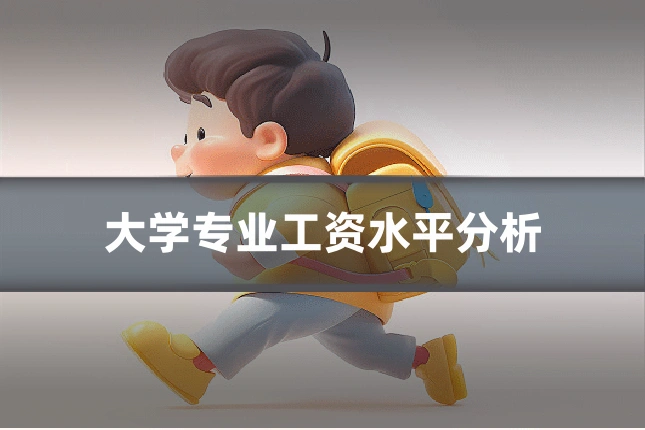 大学专业工资水平分析