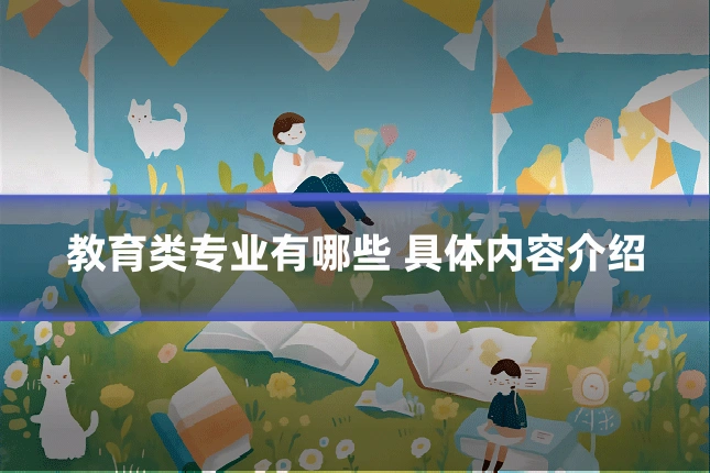 教育类专业有哪些 具体内容介绍