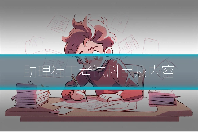 助理社工考试科目及内容