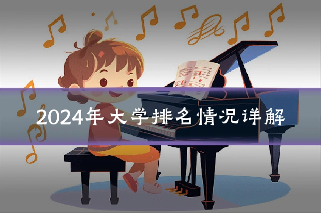 2024年大学排名情况详解