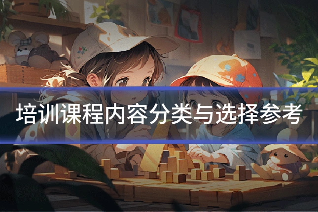 培训课程内容分类与选择参考