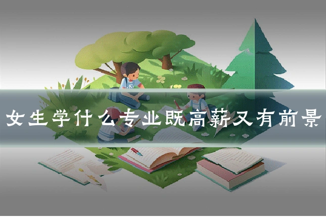 女生学什么专业既高薪又有前景