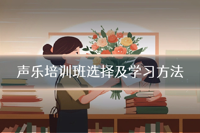 声乐培训班选择及学习方法