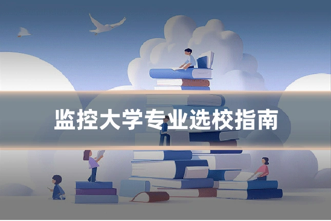 监控大学专业选校指南