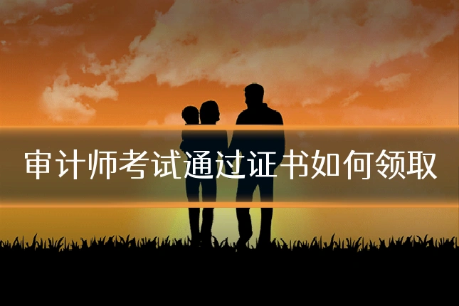 审计师考试通过证书如何领取
