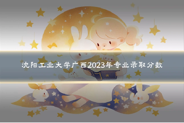沈阳工业大学广西2023年专业录取分数