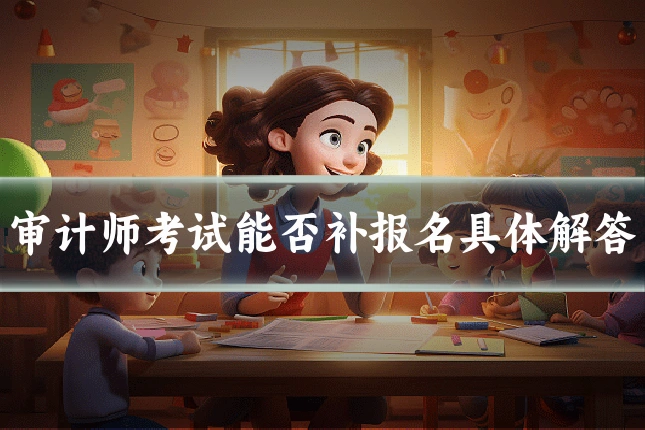 审计师考试能否补报名具体解答