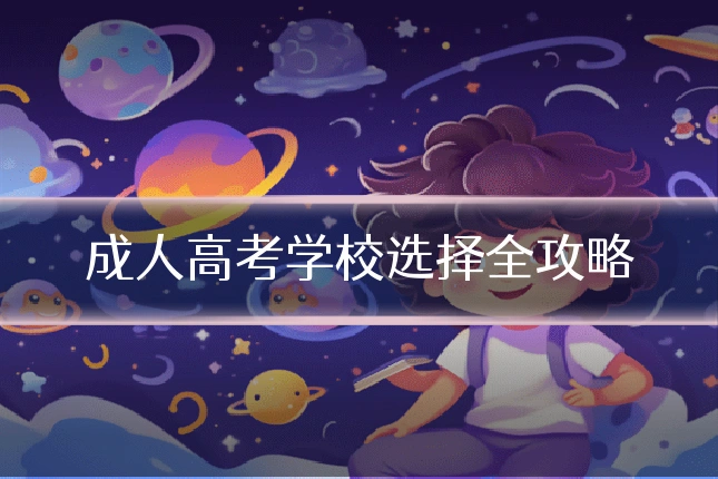 成人高考学校选择全攻略