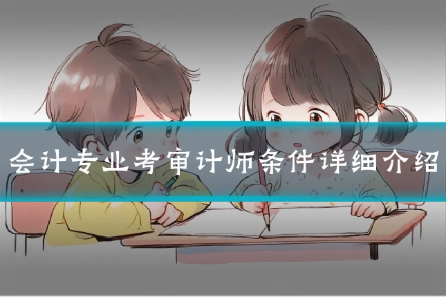 会计专业考审计师条件详细介绍