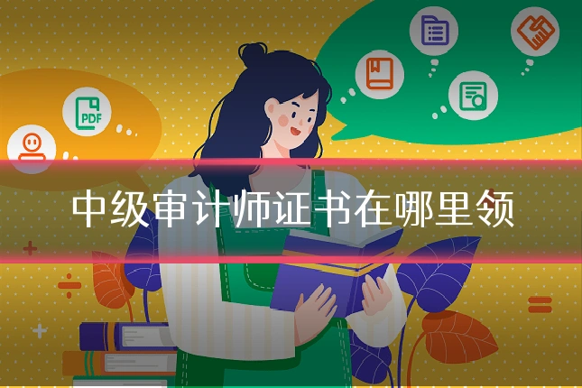 中级审计师证书在哪里领