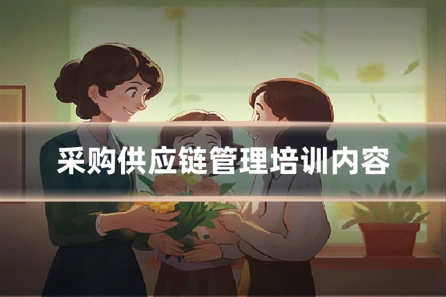 采购供应链管理培训内容