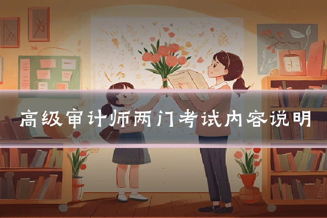 高级审计师两门考试内容说明
