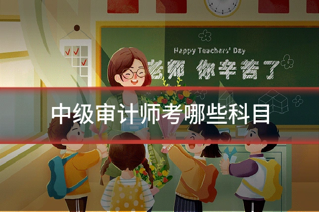 中级审计师考哪些科目