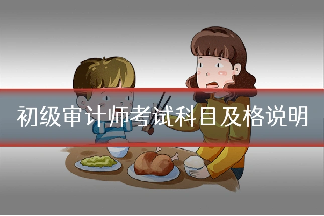初级审计师考试科目及格说明