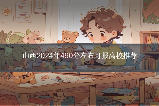 山西2024年490分左右可报高校推荐