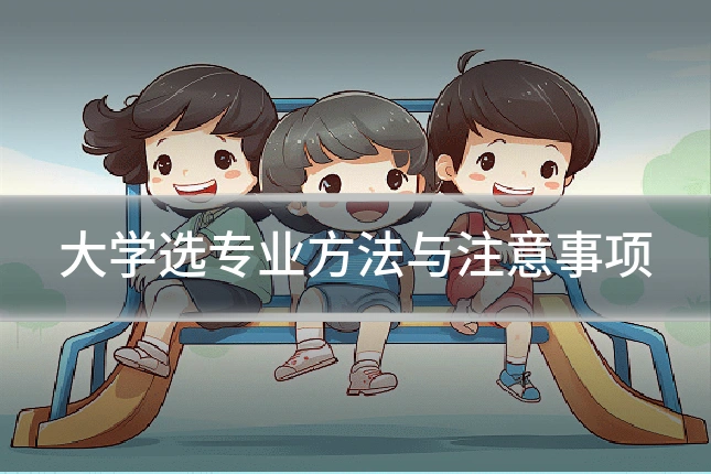 大学选专业方法与注意事项