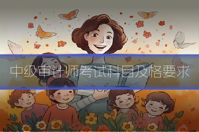中级审计师考试科目及格要求