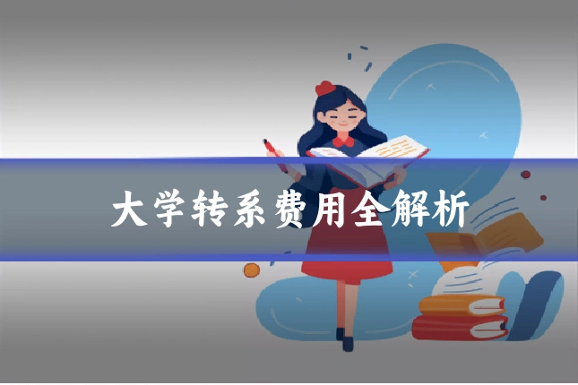 大学转系费用全解析