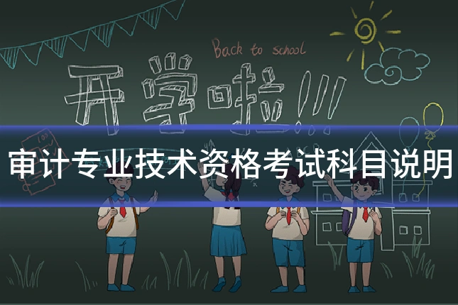 审计专业技术资格考试科目说明