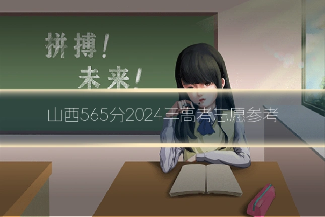 山西565分2024年高考志愿参考