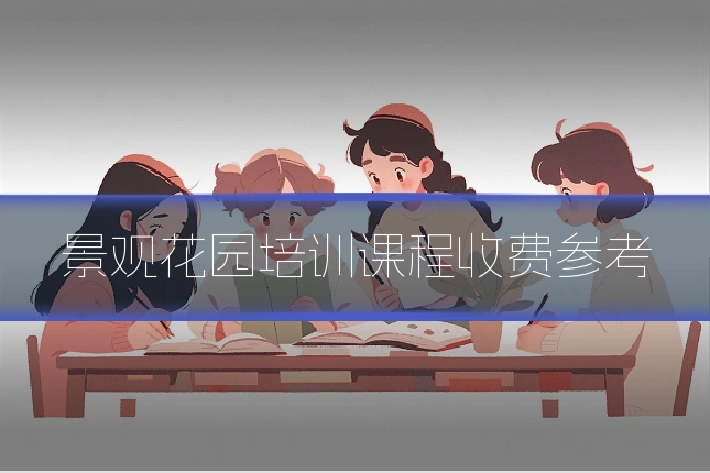景观花园培训课程收费参考