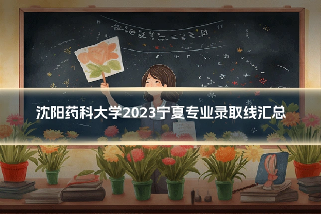 沈阳药科大学2023宁夏专业录取线汇总