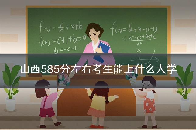 山西585分左右考生能上什么大学