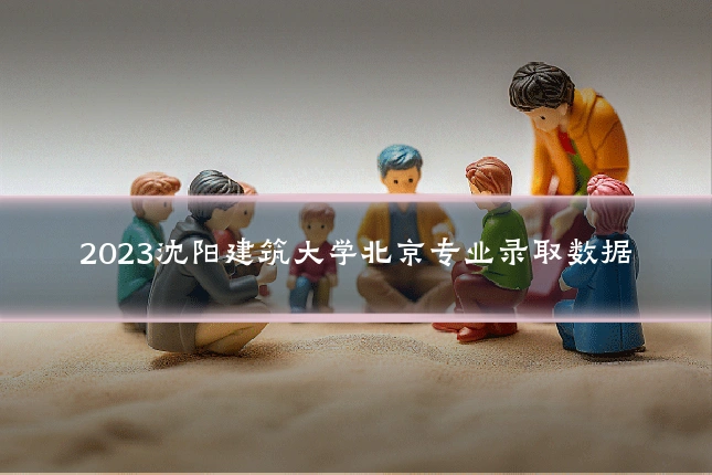 2023沈阳建筑大学北京专业录取数据