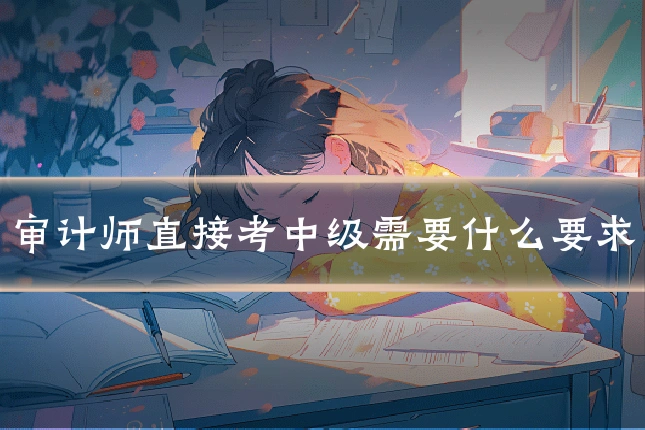 审计师直接考中级需要什么要求