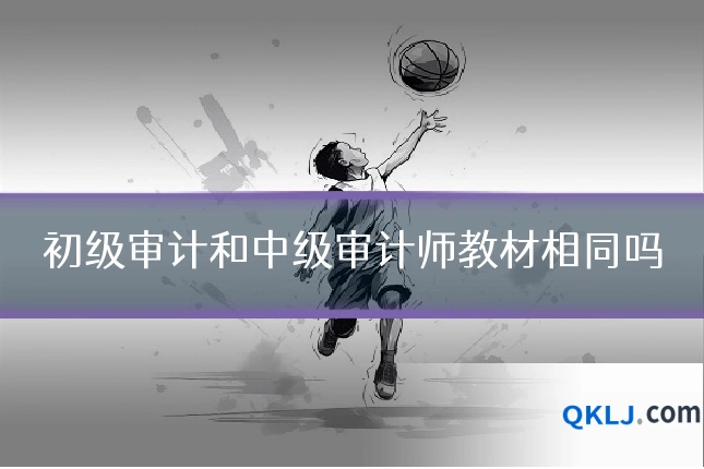 初级审计和中级审计师教材相同吗