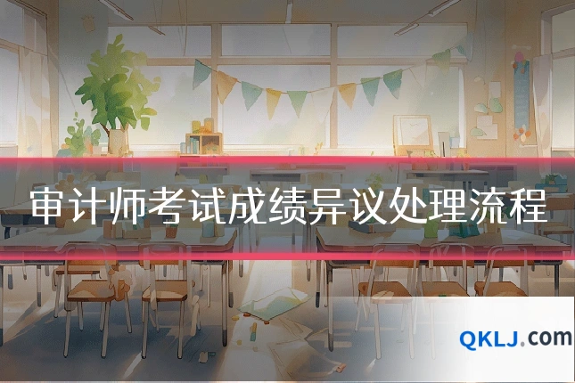 审计师考试成绩异议处理流程