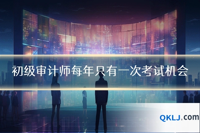 初级审计师每年只有一次考试机会